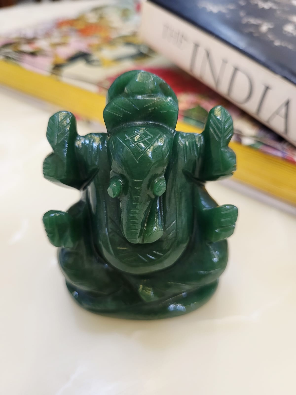 Green Aventurine Ganesh