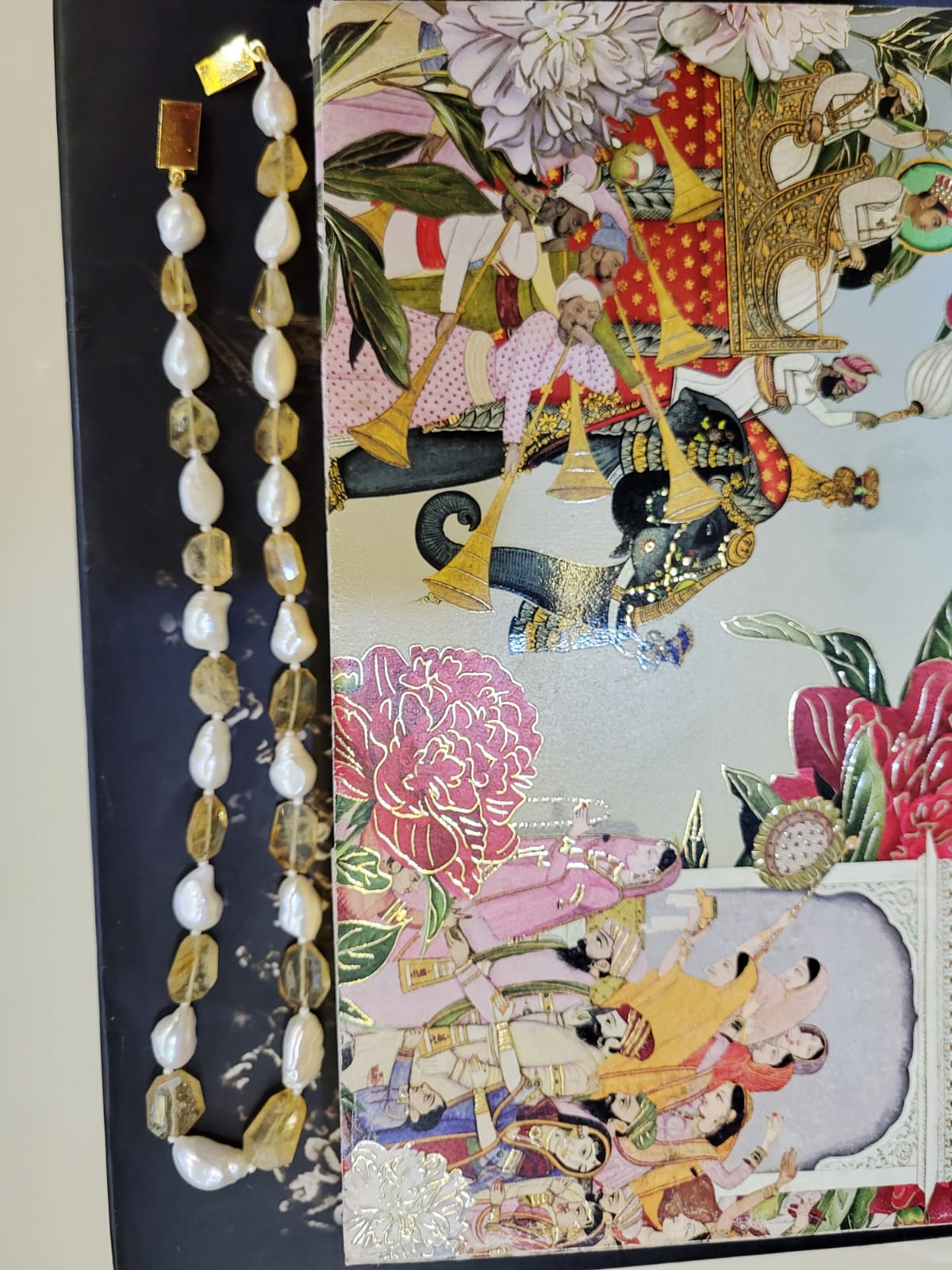 Baroque Pearl Citrine