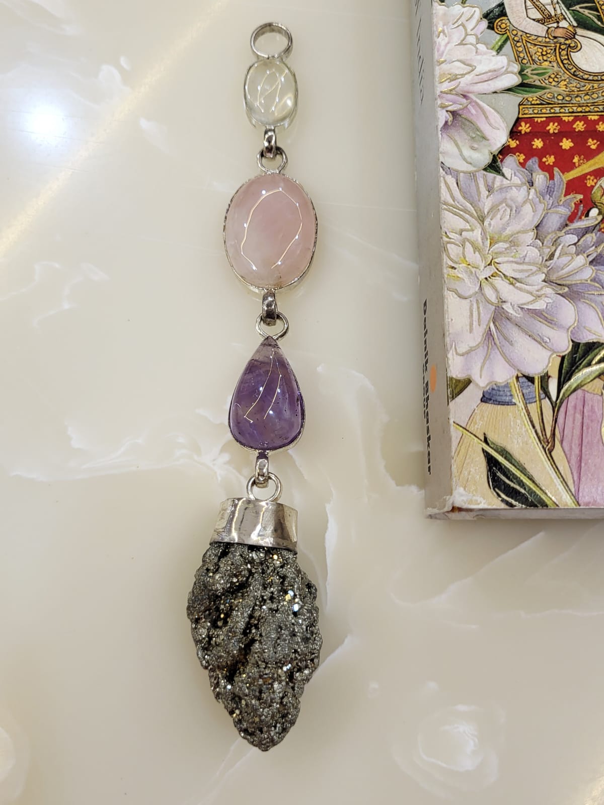 Pyrite Cluster Hanging