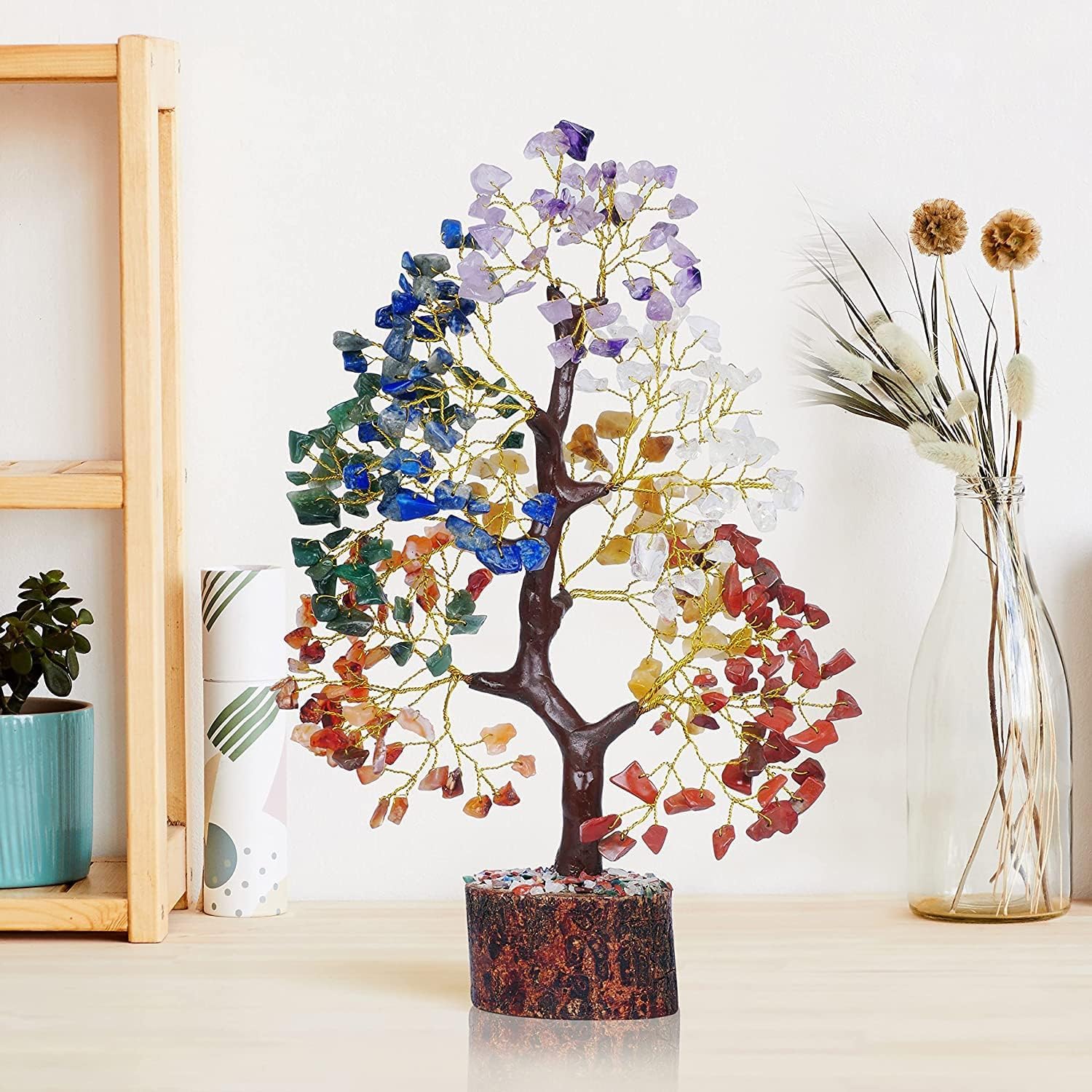 Seven Chakra Crystal Tree