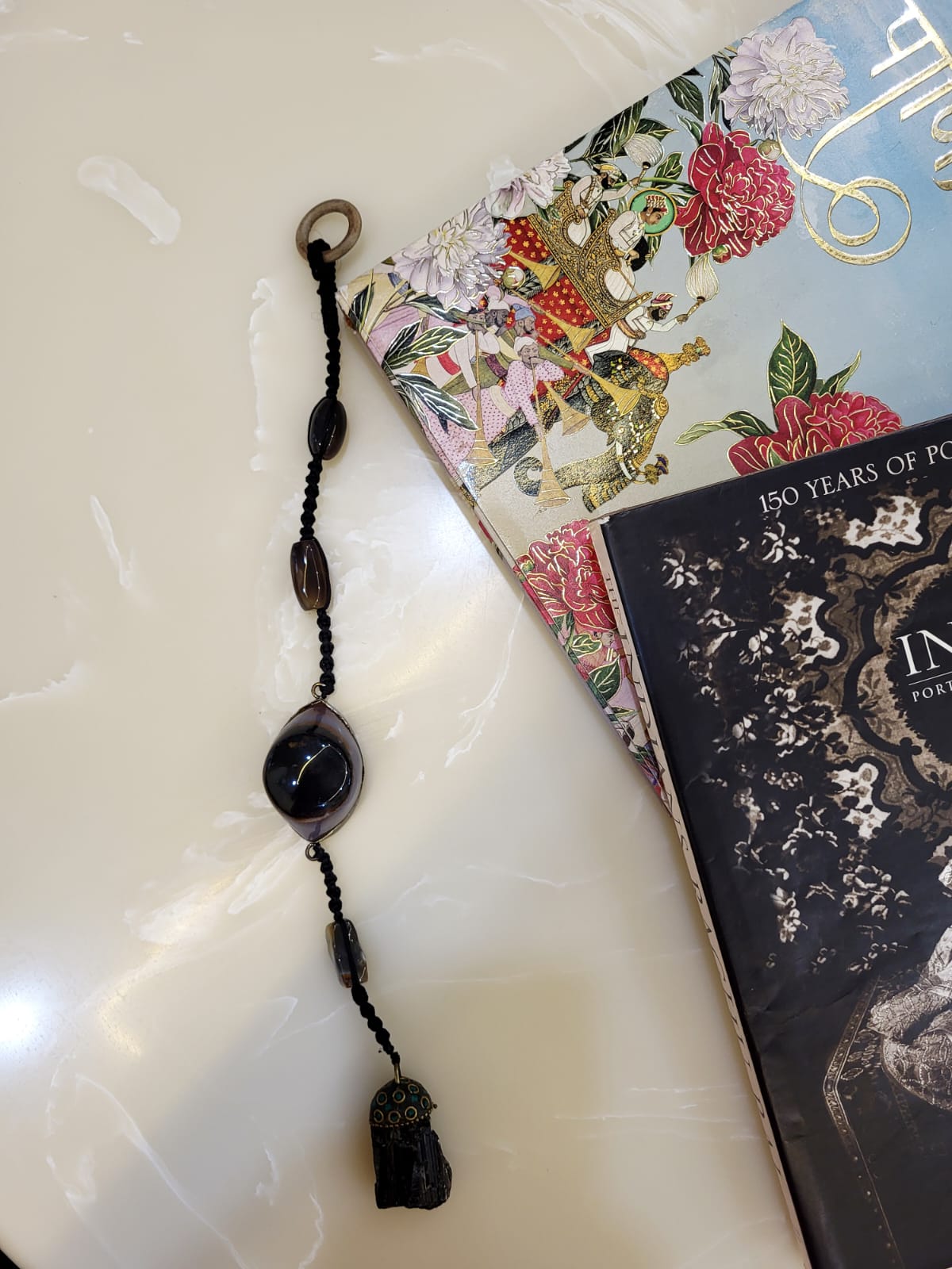Black Tourmaline Evil Eye Hanging