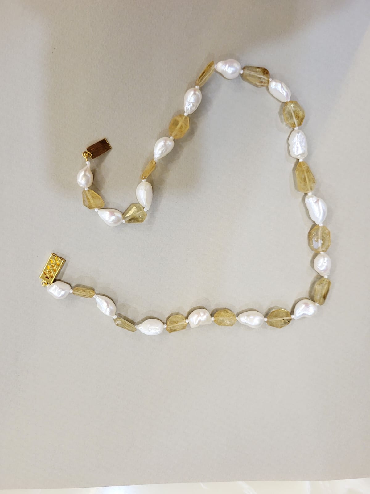 Baroque Pearl Citrine