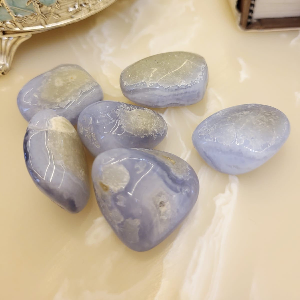 Blue Lace Agate Tumble